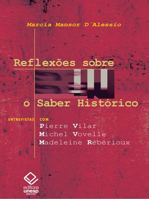 cover image of Reflexões sobre o Saber Histórico